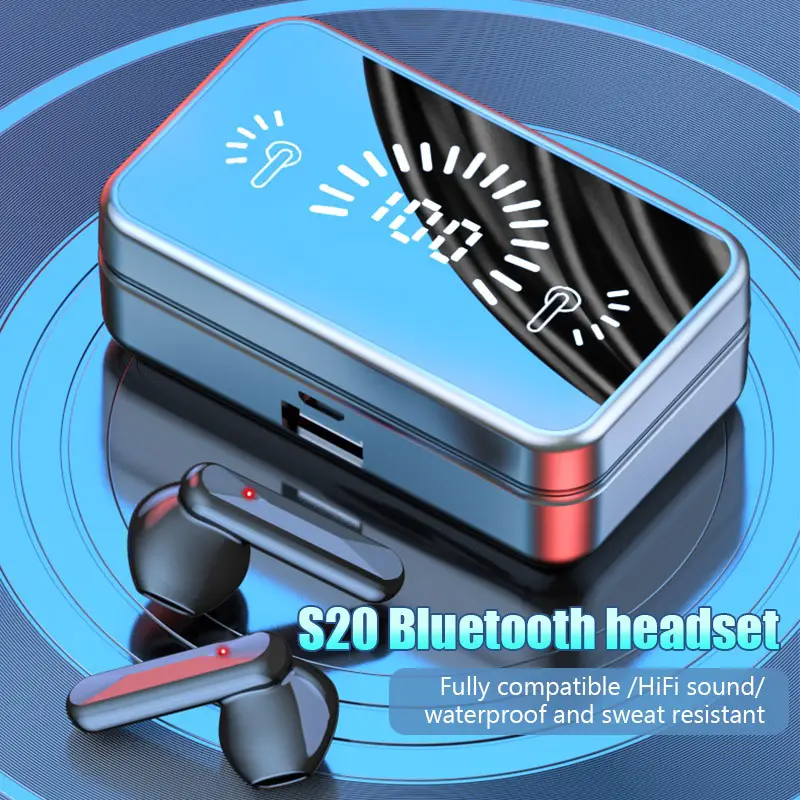 Fone Bluetooth S20 Fone De Ouvido Sem Fio Para iPhone Xiaomi