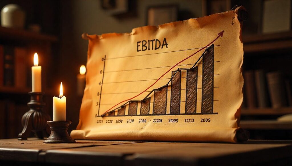 Gráfico colorido mostrando o Ebitda ajustado e a receita líquida da CSN Mineração no 1T25