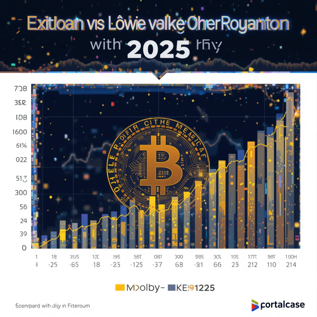 Gráfico de valorização do Bitcoin e Ethereum em 2025